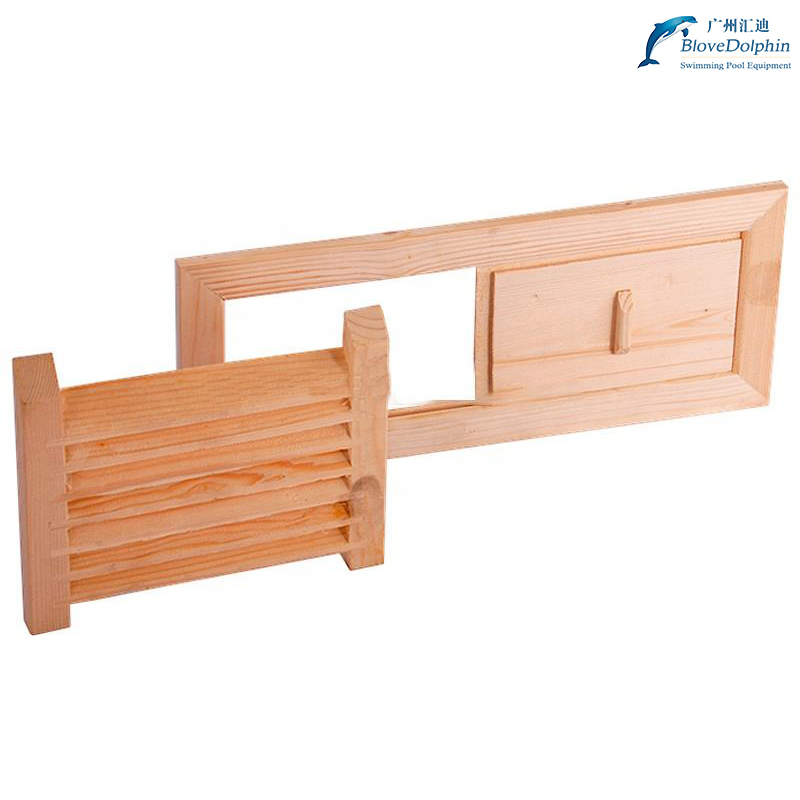 Sauna Ventilation Window Wooden Sauna Steam Exhaust Fan Ventilation Window