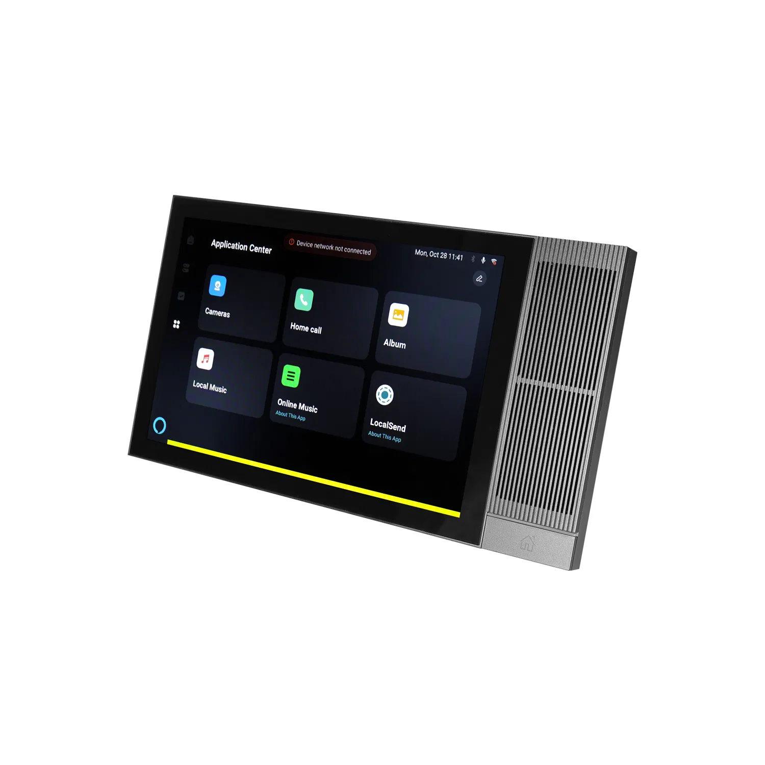 WiFi Blue Tooth 2 Channel 15W Tuya Zigbee Wall Amplifier with Alexa and 8 Inch Touch Screen