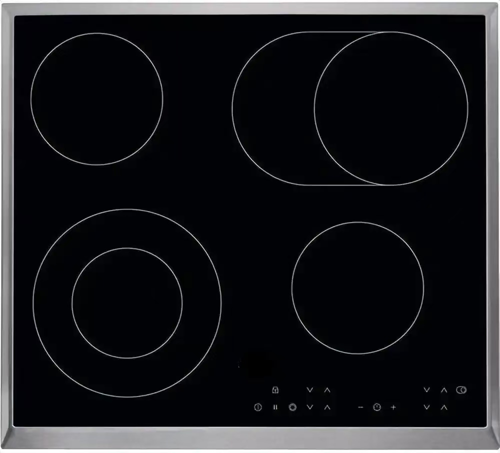 Black Ceramic Glass for Induction Cooker Heat Resistant to 800 Degrees Solid Structure for Kitchen Industrial Usage