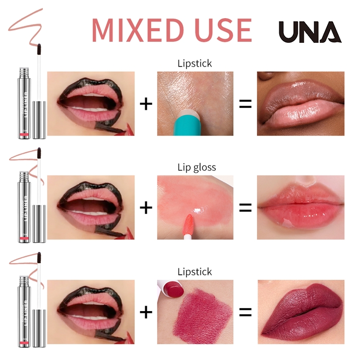 Private Label Waterproof Long Lasting High Pigment Vitamin E Hyaluronic Acid Matte Lip Peel off Tattoo Liner Stain