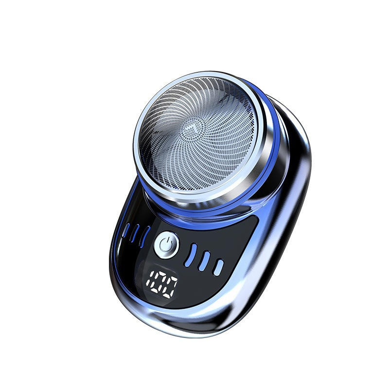 Mini Portable Electric Shaver Pocket Size Beard Shaver Wet and Dry Mens Face Razor Electric Shaver