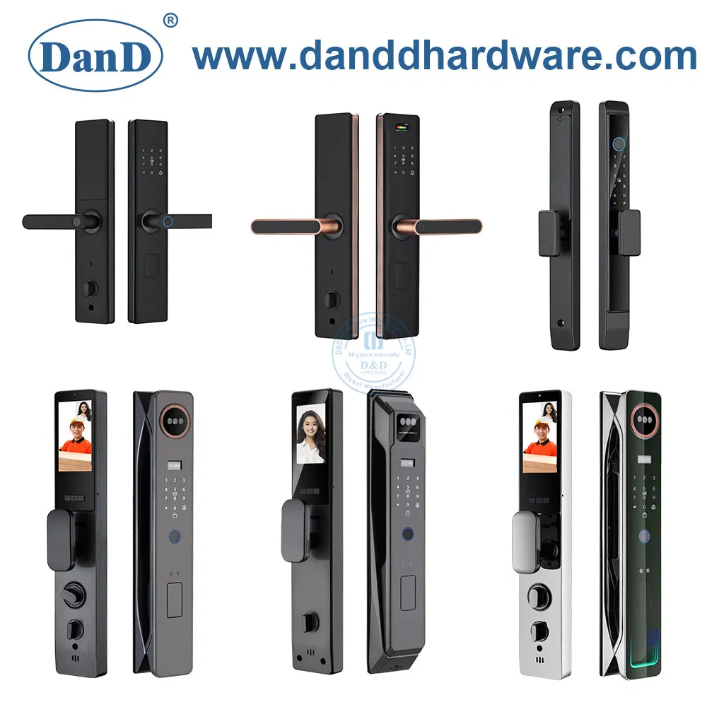 Intellige Safe High Technology Card Security System Biometric Hotel Safety Villa Fingerprint Keyless Passage Electronic Digital Home Camera Smart Door Lock