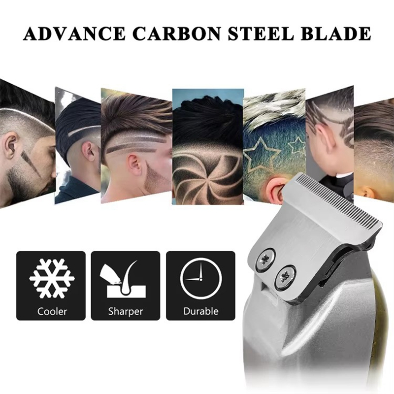 Professional Stainless Steel Replacement T Wide Blade for Wahl 5 Star Detailer Clipper Shaver Hair Trimmers 8081