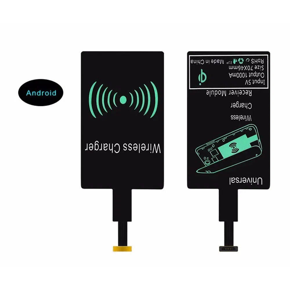 Shenzhen Factory Qi Universal Inductive Wireless Charger Receiver Card Adapter for iPhone