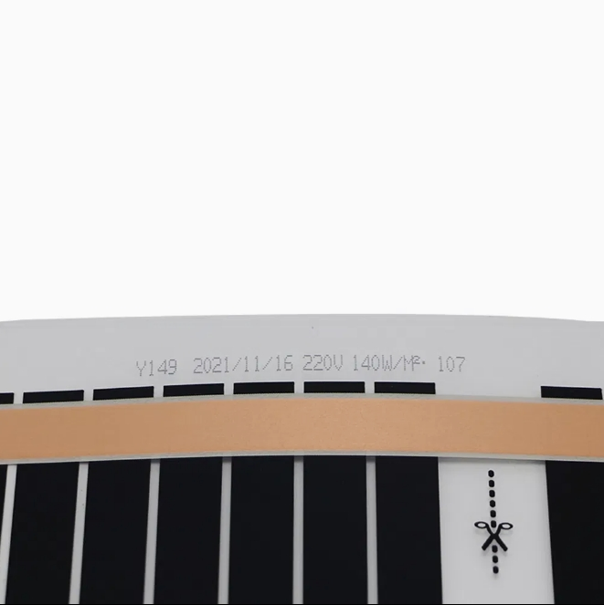 Minco Heat 220W/M2 High Efficiency Infrared Carbon Heating Film Floor System