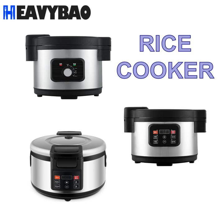 Heacybao Large Capacity Big Size Commercial Stainless Steel Rice Cooker for Catering Restaurant