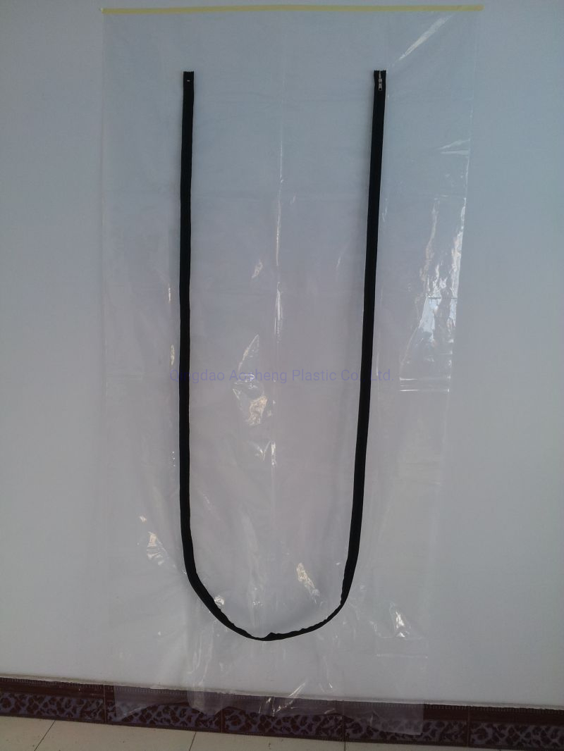 Plastic Zipper Temporary Door for House Decoration