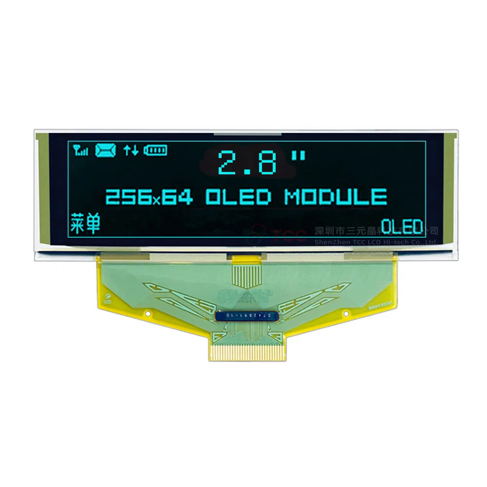 2.8 Inch 256X64 LCD Module SSD1322 Driver 30 Pin Monochrome OLED Display Replace Wex025664A