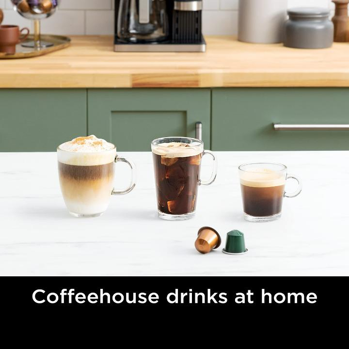 Factory Outlet Black Stainless-Steel Espresso 12-Cup Carafe Built-in Frother Coffee Machine