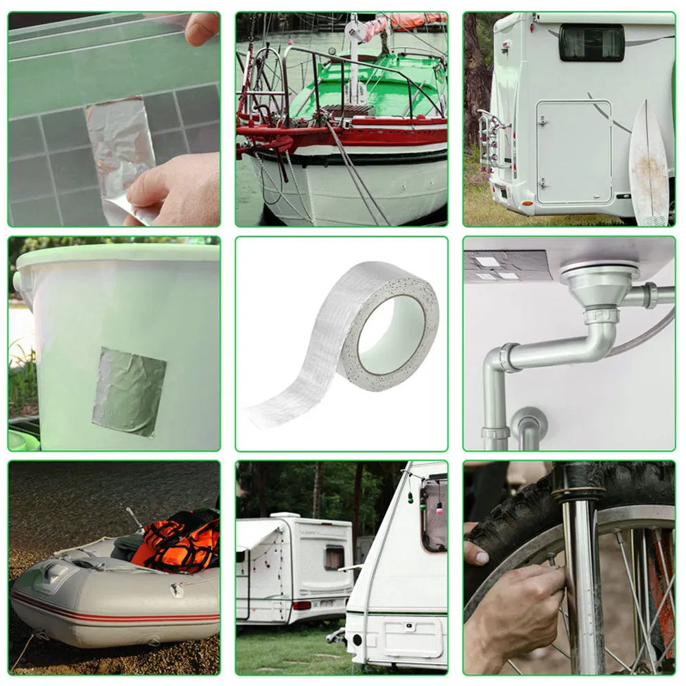 Strong Aluminum Foil Butyl Tape for Durable Pipe Sealing Repairs