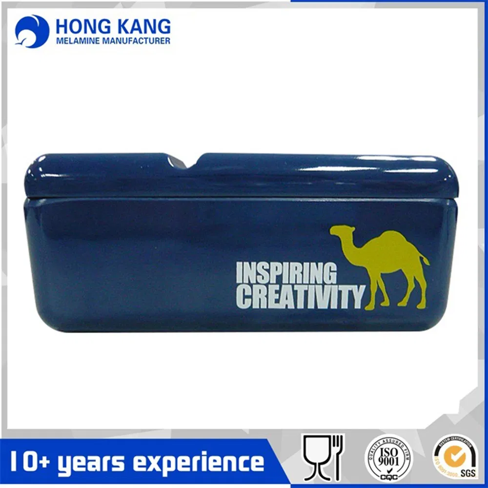 Public Melamine Smokeless Printed Ashtray