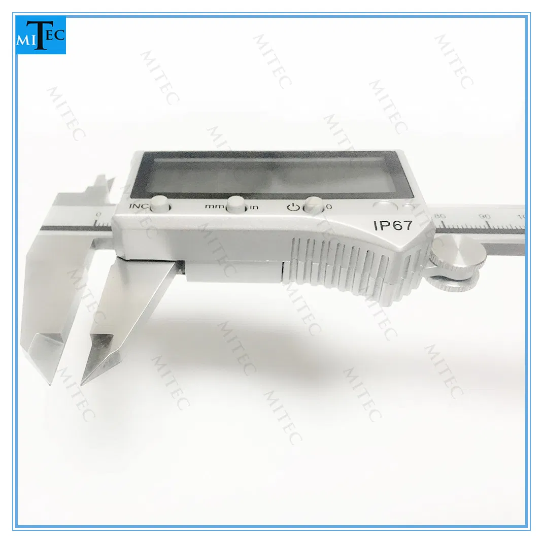 China Factory IP67 Big Display Waterproof Electronic Digital Vernier Caliper Inch/Metric