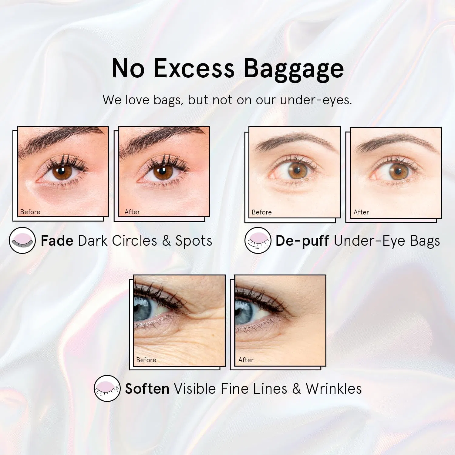 Peptide-Rich Eye Patch Target Wrinkles & Brighten Tired Eyes Eyemask