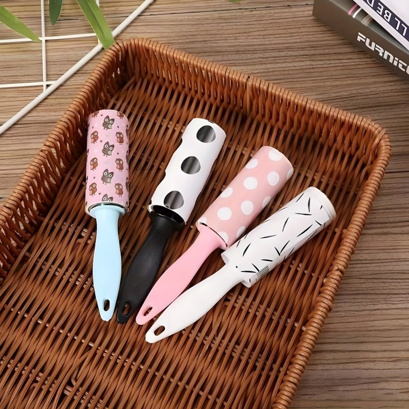 Promotional Factory Wholesale Inexpensive Durable Plastic Household Removes Pet Hair Lint Rollers