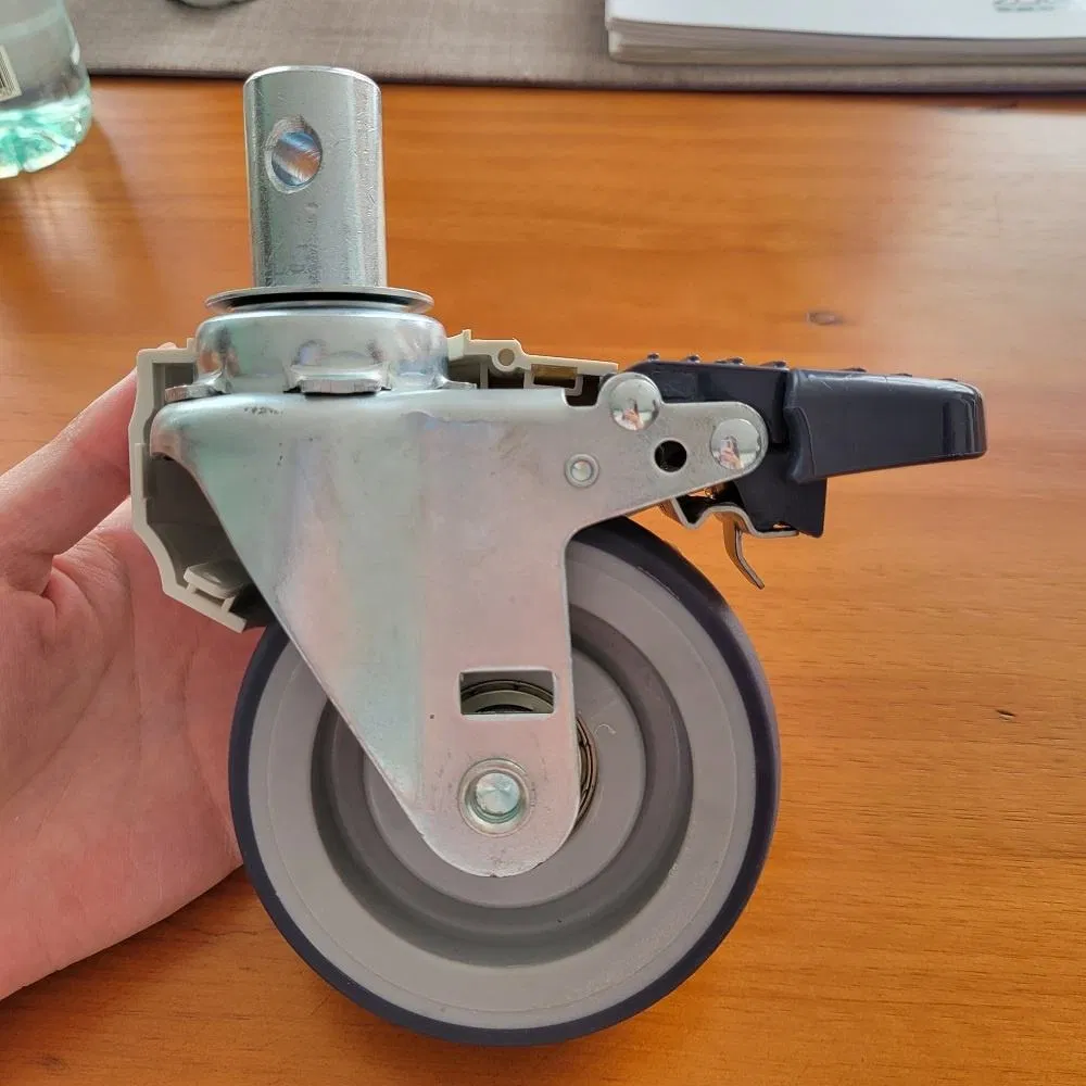 5 Inch Hospital Bed Medical Caster Wheels Silent Medical Equipment Caster Wheel