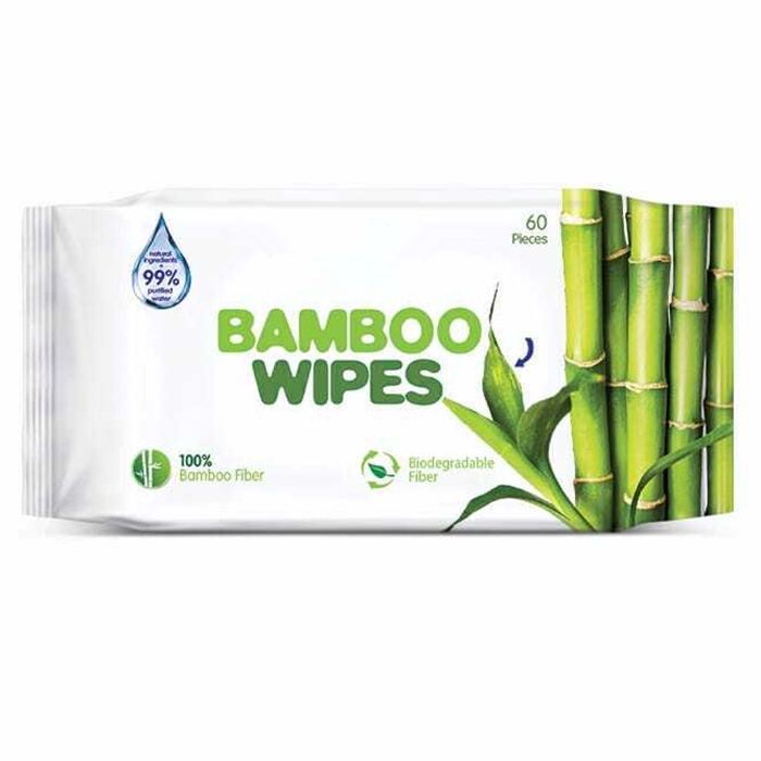 OEM Sensitive Skin Biodegradable Cotton&Bamboo Baby Dry Wipes Face&Body Cleaning