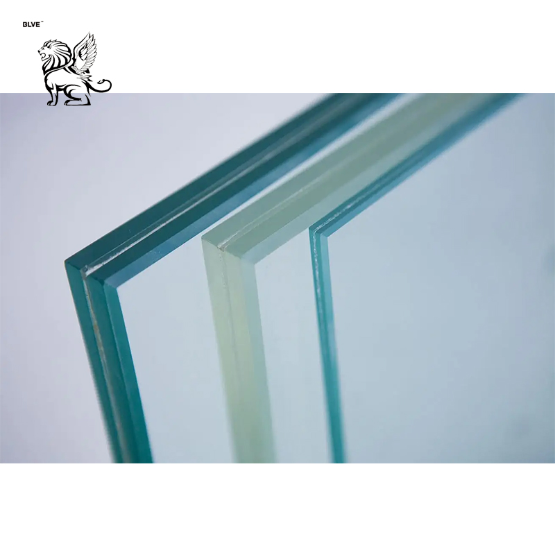 Factory Large Size Rainproof Insulating PVB Tempered Laminated Glass Greenhouse Canopy Glass Wholesale