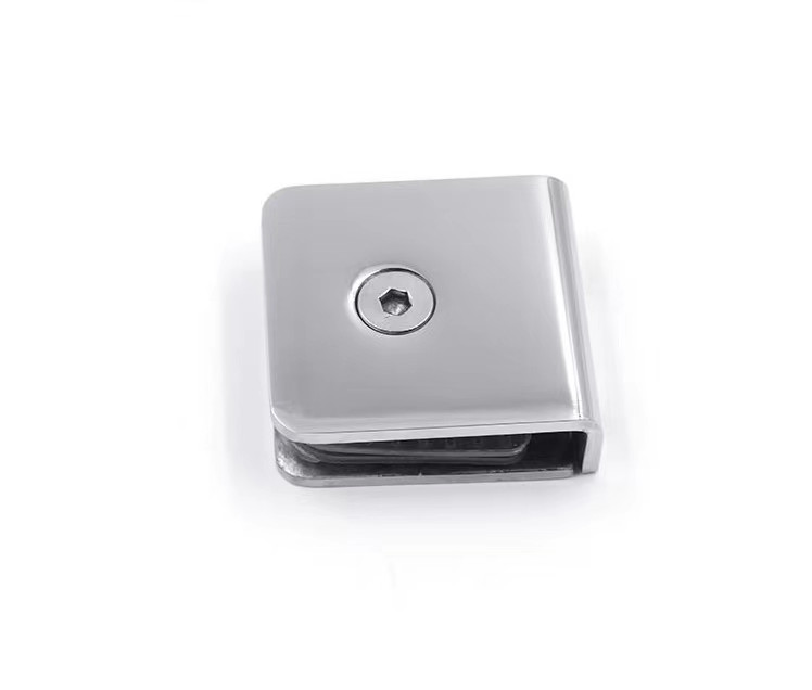 Bathroom Hardware Fitting Zinc Alloy Connecting Glass Door Clamp