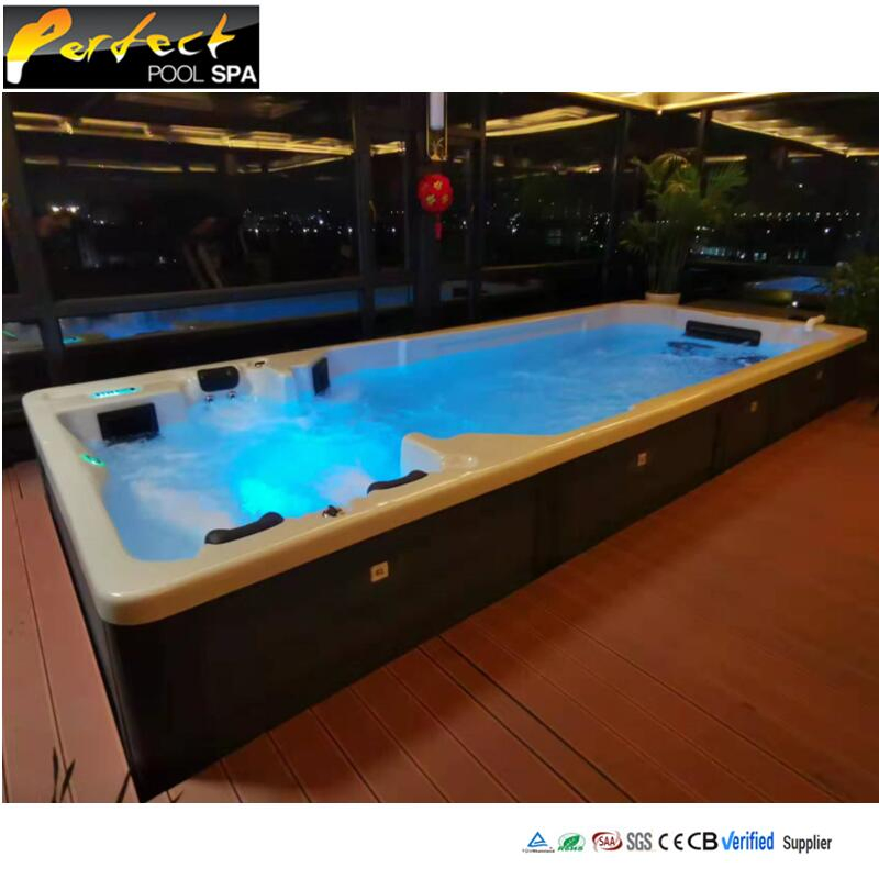 5.8m Hot Tub Endless Pool Swim SPA Swimming Pool with Big Jets