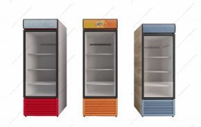 Show Room Glass Fridge 12/24V DC Compressor Solar Power