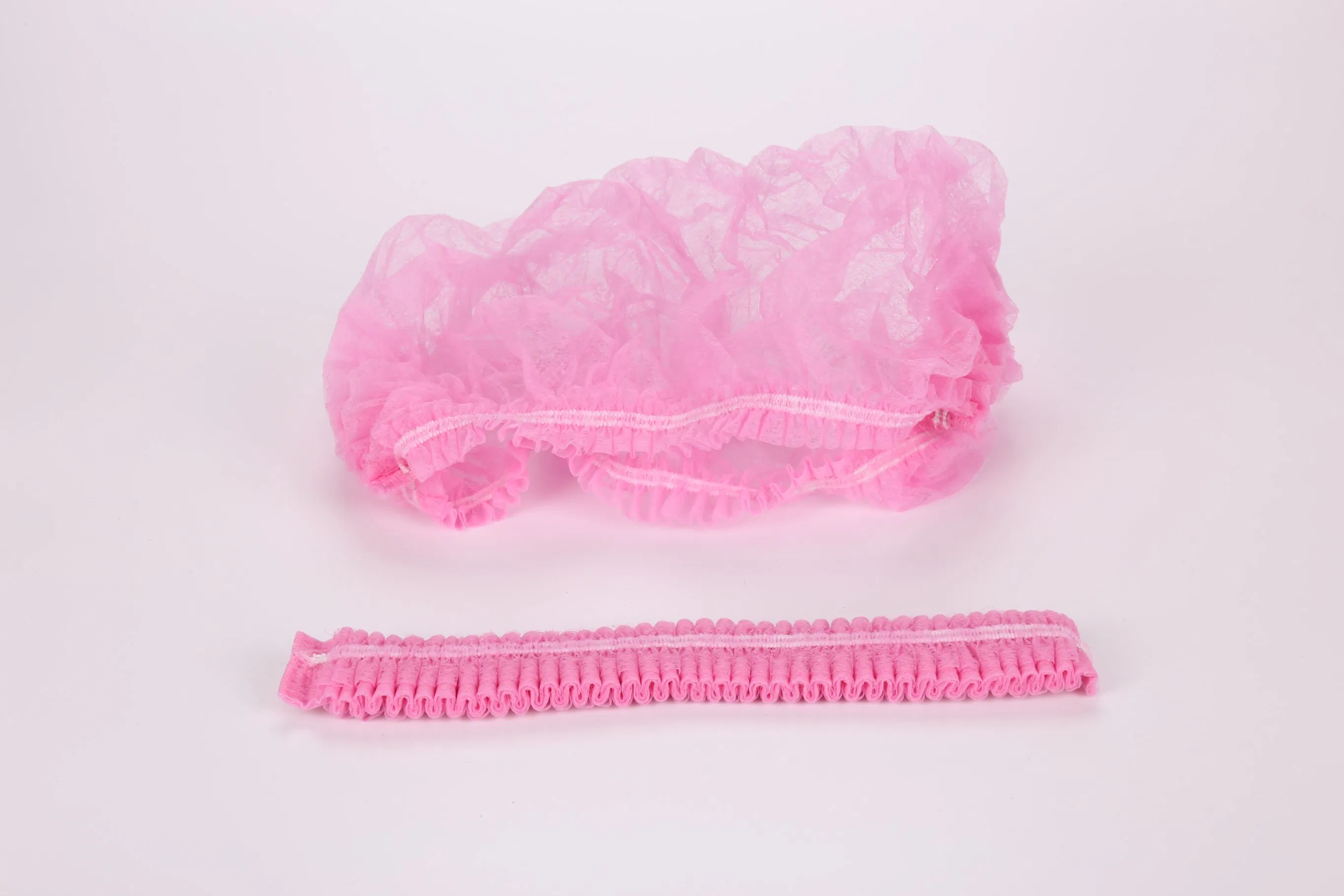 Customized Non-Woven Safety Products Food Factory Disposable Mob Cap Factory Price Health Skin-Friendly Disposable Clip Cap