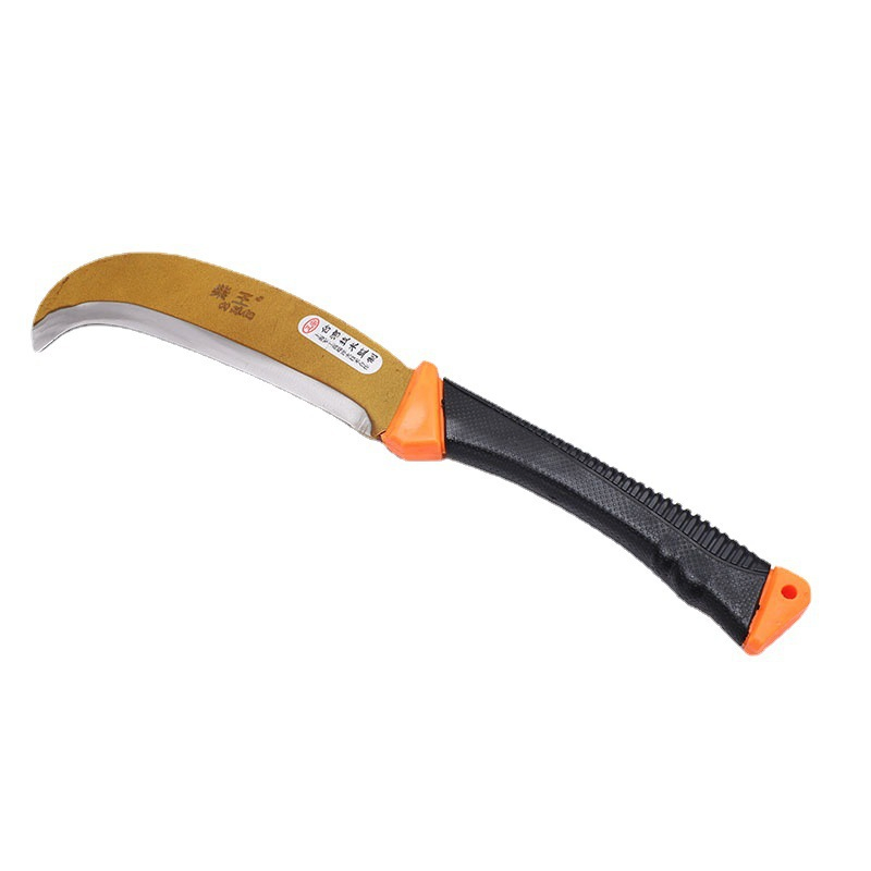 Short Handle Plastic Edge Folding Sickle Weeder Gargening Hand Tool Portable Safety Manual Grass Lawn Sickle