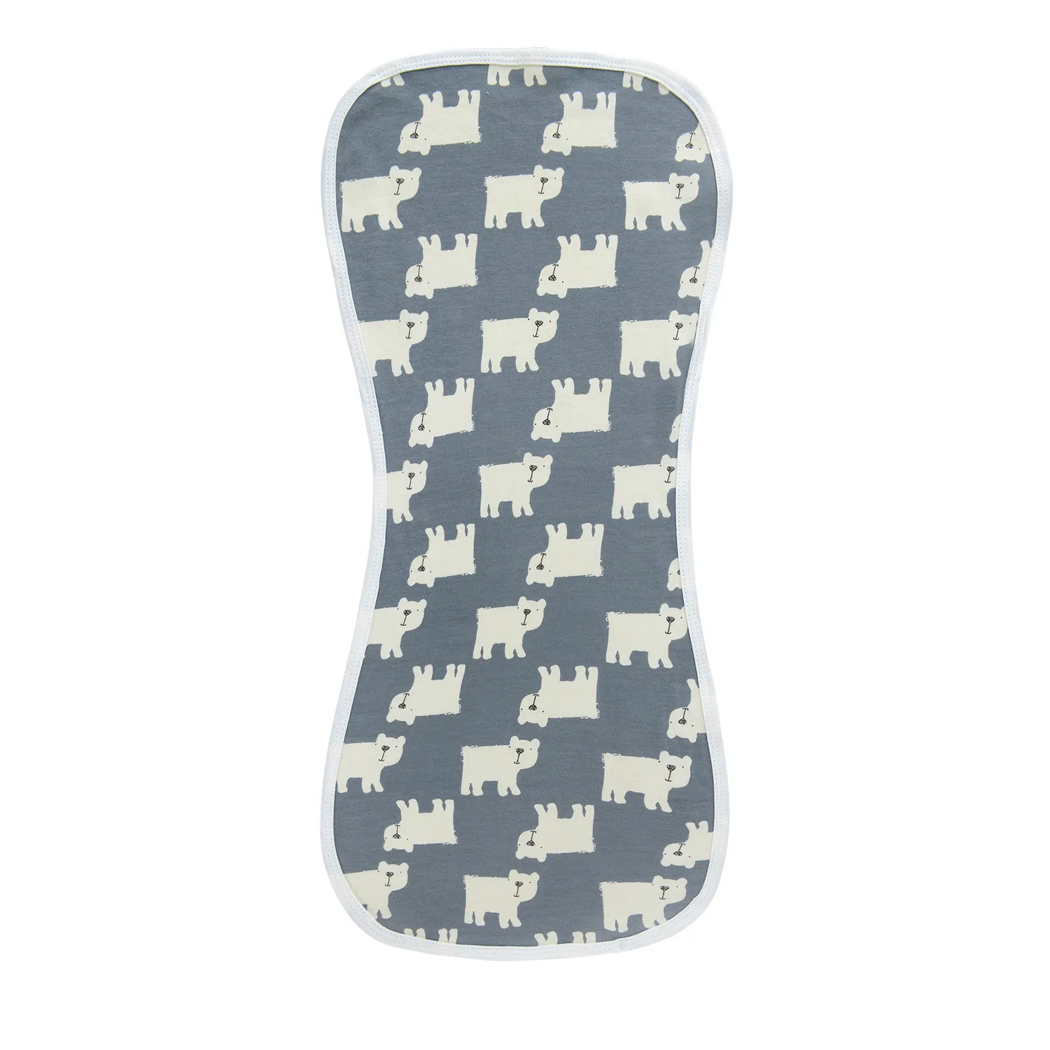 Custom Printed Burp Cloths Set Premium Organic Cotton Muslin for Spit up Protection and Newborn Bib Needs