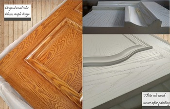 Entrance Flush Carving Mon&Son Wood Door (SC-W018)