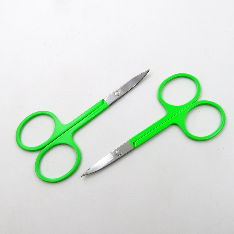 Professional Cuticle Scissors Portable for Eyebrow Eyelash Facial Trimming Makeup