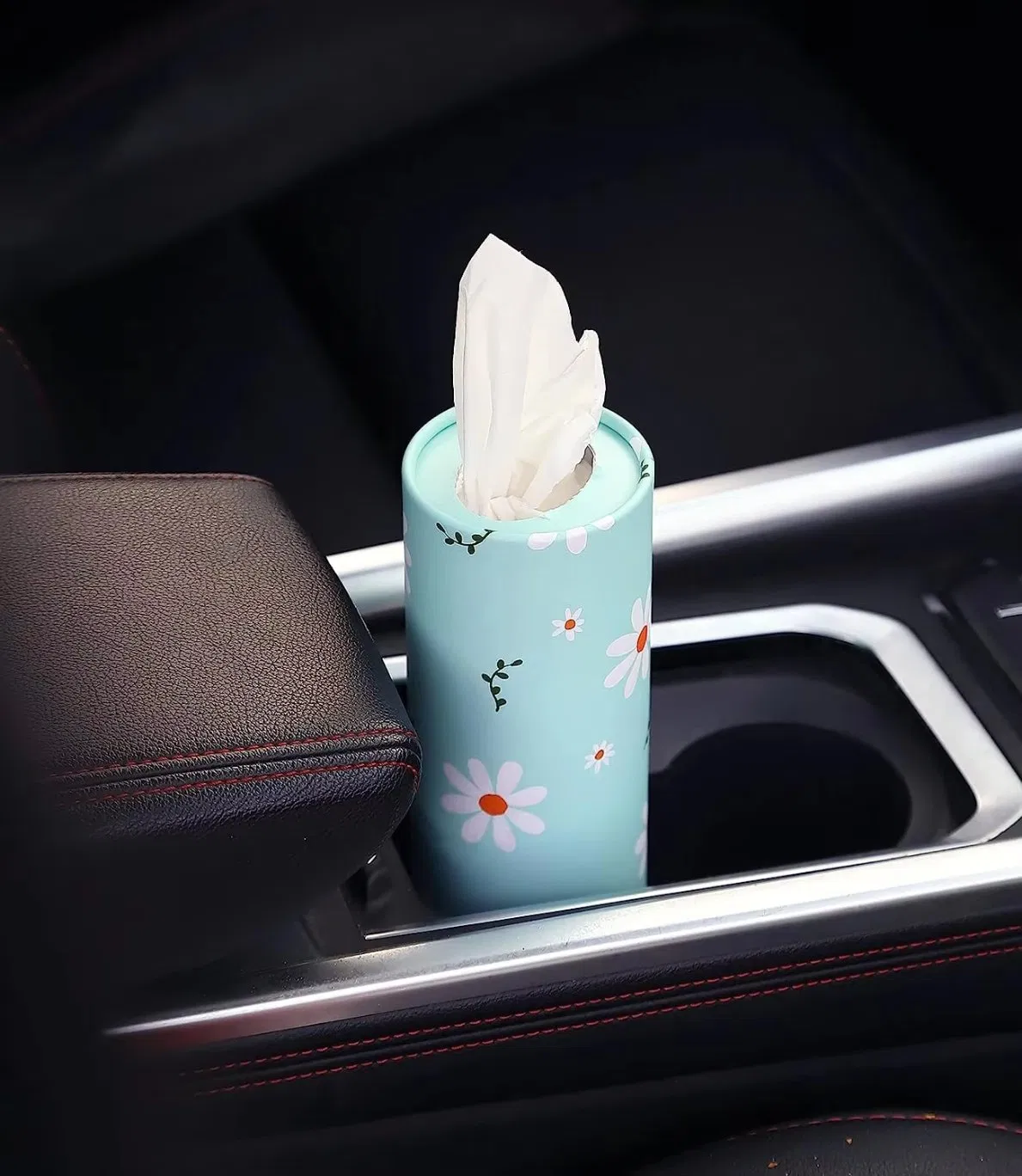 Car Tissue Easy Carry Cylinder Tissues Box for Car Disposable Tissue
