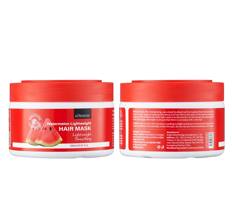 Online Wholesale and Retail Hair Mask Set Watermelon Lightweight Papaya Nourishing Aloe Vera Hydrating Banana Softening Hair Mask