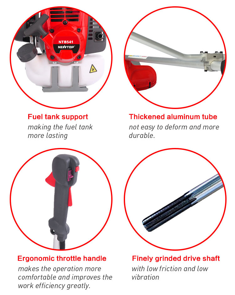 2 Stroke H541 Power String Trimmer Petrol Brush Cutter Gasoline Brush Cutter for Sale