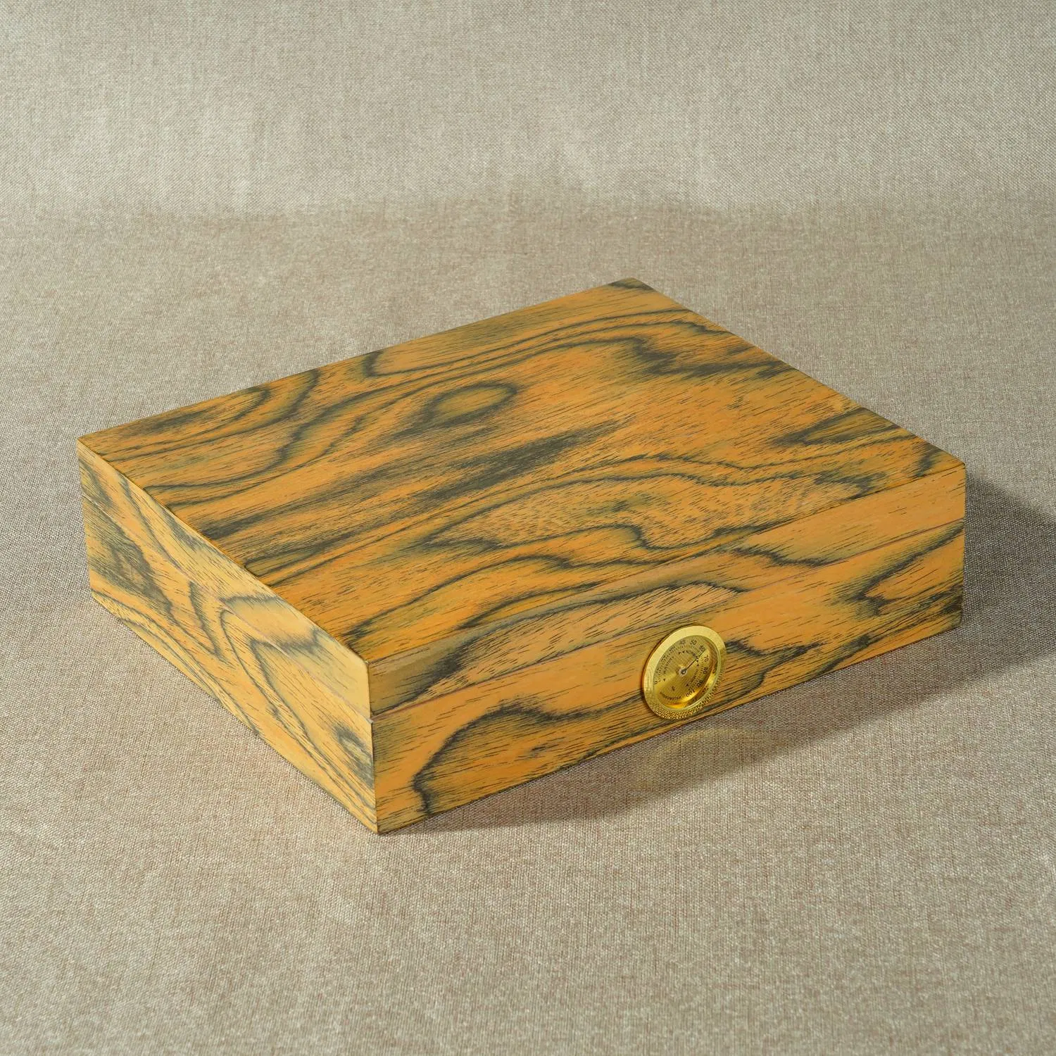 Wholesale Custom Matt Spanish Cedar Luxury Storage Packaging Wood Cigar Humidor Box