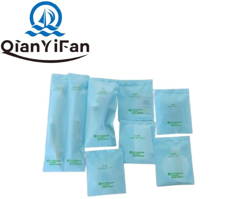 Wyndham Garden Hotel Personal Care Toiletries Dental, Shaving, Comb Shower Cap, and Other Toiletries Sets Customized by The Hotel Resort