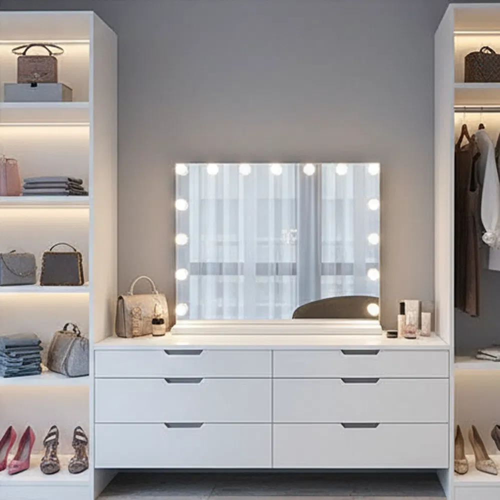 Hollywood Style LED Vanity Mirror with Dimmer Switch