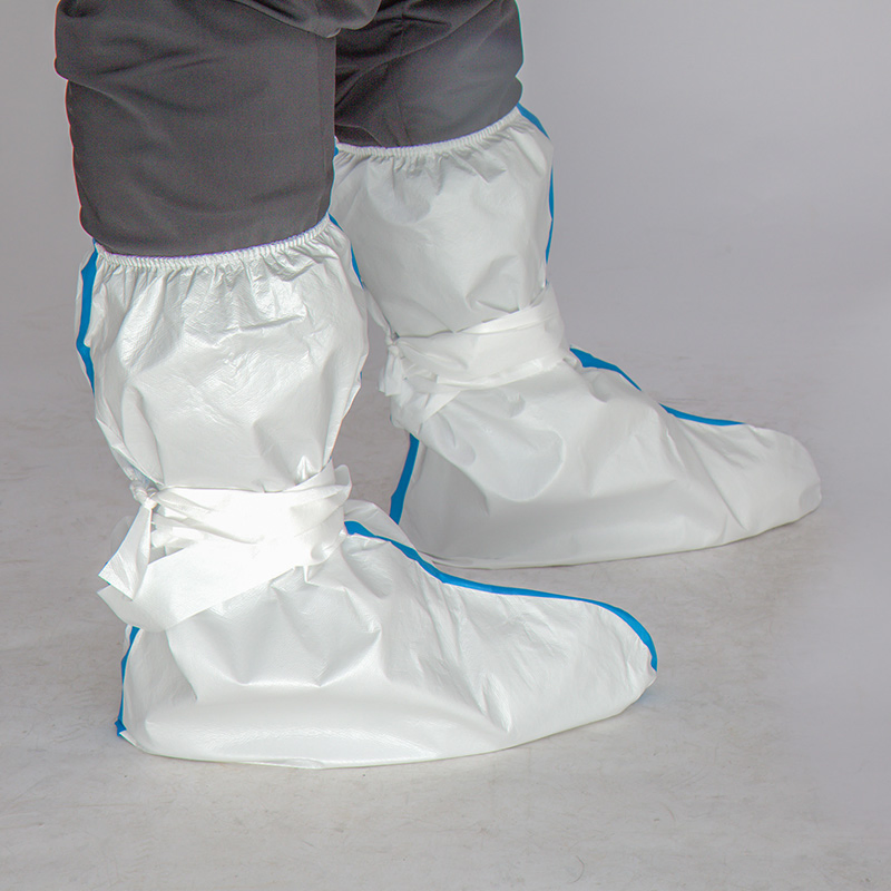 Wholesale Manufacturer Waterproof Foot Shoe Covers Disposable Non Woven Non Slipanti-Dust Shoe Cover Nonwoven Shoe Cover PP Boot Covers