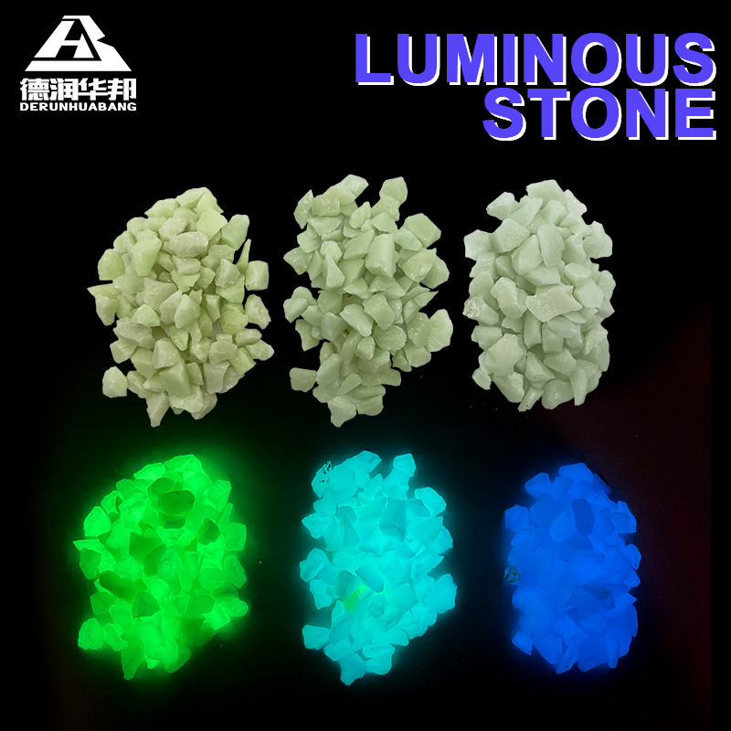 Luminescent Stone Gravel for Smart Materials Construction Materials Jewelry Decoration