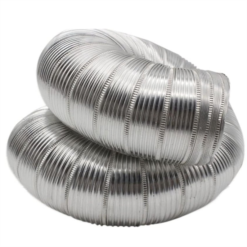 Chimney Aluminum Flexible Duct Forming Making Machine Pure Aluminum Foil Ventilation Ducts