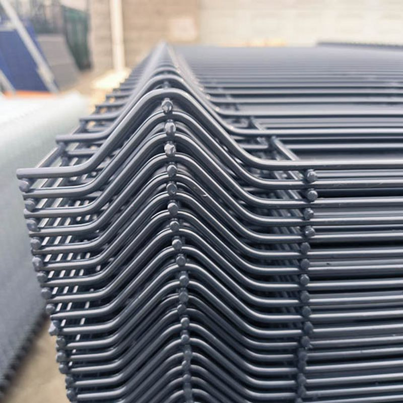 3D Curved Welded Wire Mesh Garden Fence PVC Coated Hot Dipped Galvanized Security Fence Panel