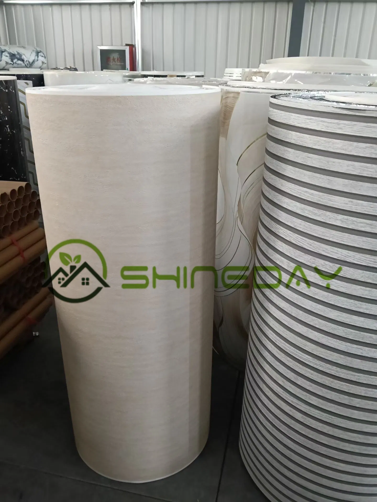 3D Printing Travertine Roll DIY Metal Marble Alaternative Vinyl Pet Marble Wall Sticker for Entire Feature Wall