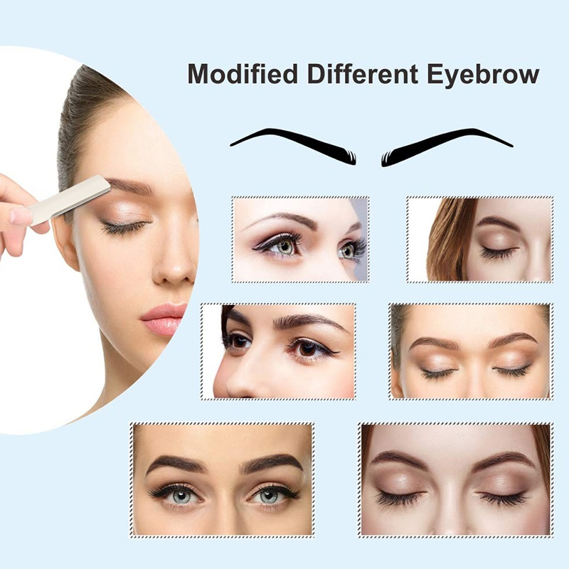 New Arrival Beauty Fashion Eyebrow Shaping Kit Smooth Skin Facial Care Professional Make up Eyebrow Trimming Tool