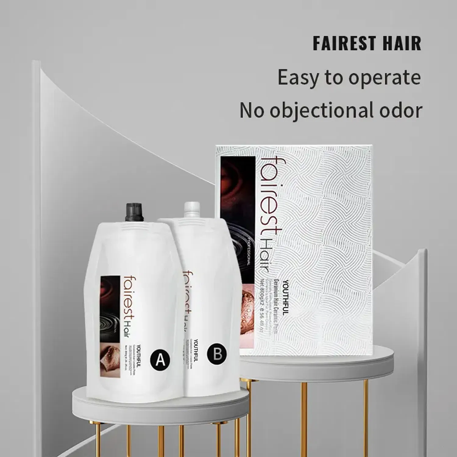 Professional Salon Styling Use Hair Rebonding Straightening Cream