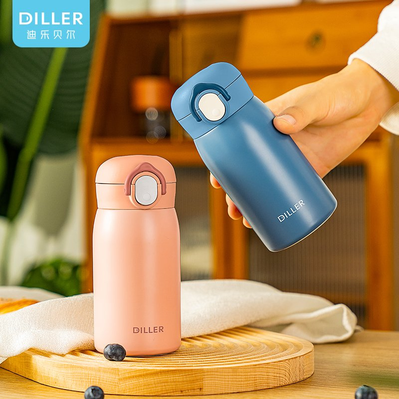 Screen Printing None Color Box Stainless Steel Cup Vacuum Flask with FDA