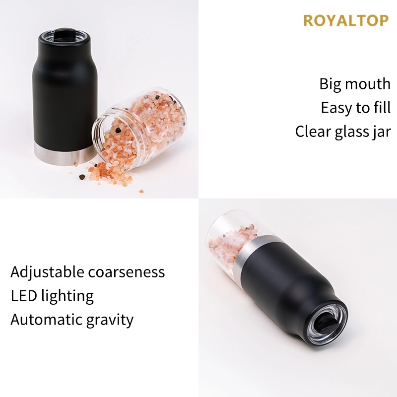 Электрическая мельница для соли и перца с подсветкой