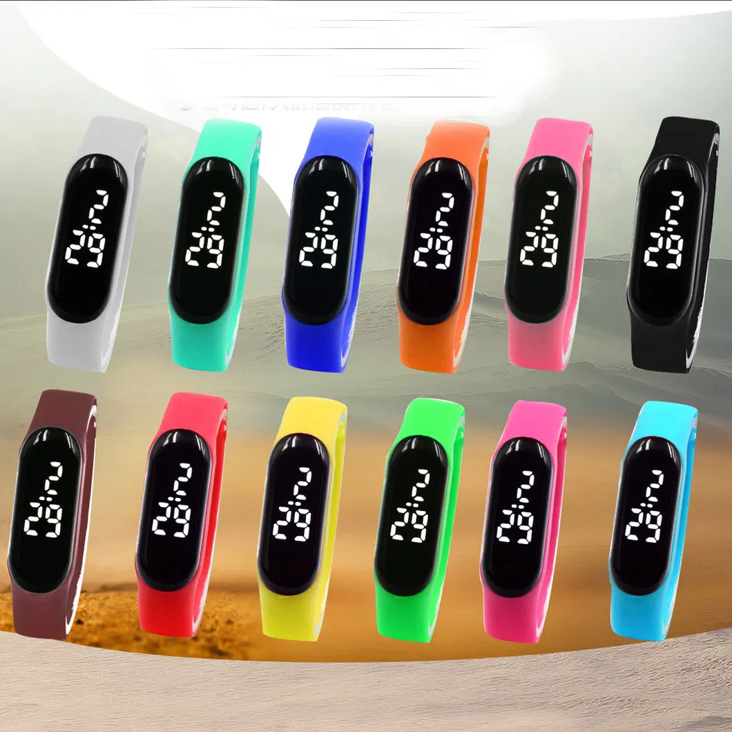 R1267 Cheap Children Fashion LED Boy Girl Electronic Student Digital Watches