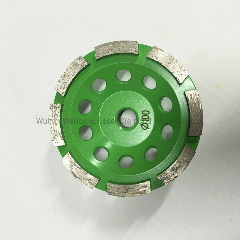 Алмазная чашка шлифовальная 100-180мм, двойной/одинарный ряд
