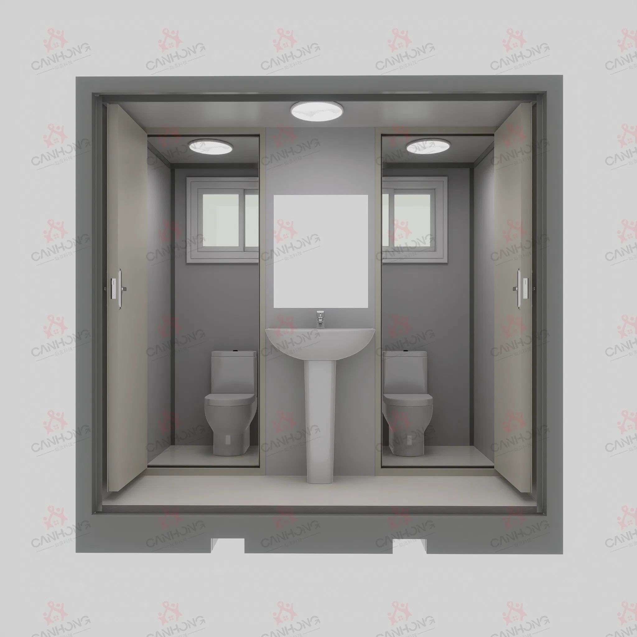 Cheap China Portable Luxury Mobile Toilets Outdoor Portable Camping Bathroom with Shower Manufacturers for Sale