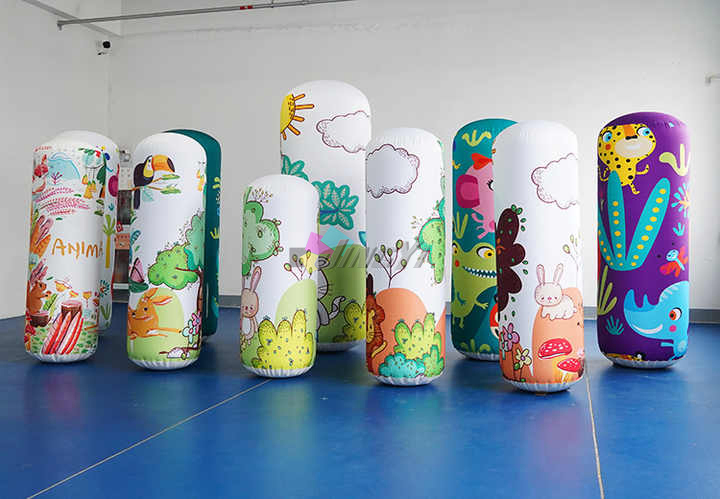 Outdoor Events & Parties Exhibition Display Branded Airtight PVC Inflatable Pillar Tube Column
