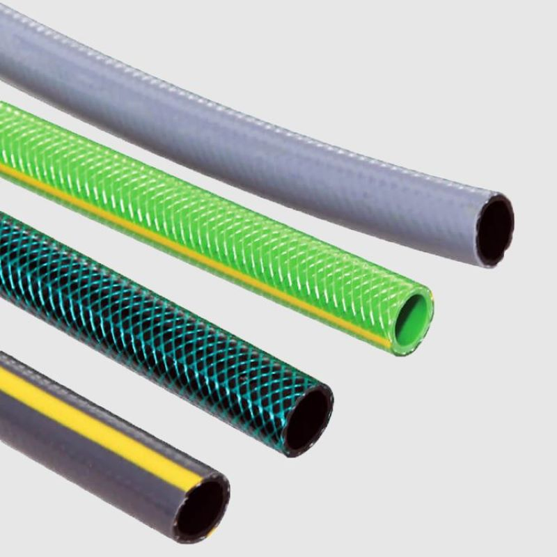 1/2" 12mm Flexible Water PVC Knitted Garden Hose Pipe for Gardening Watering