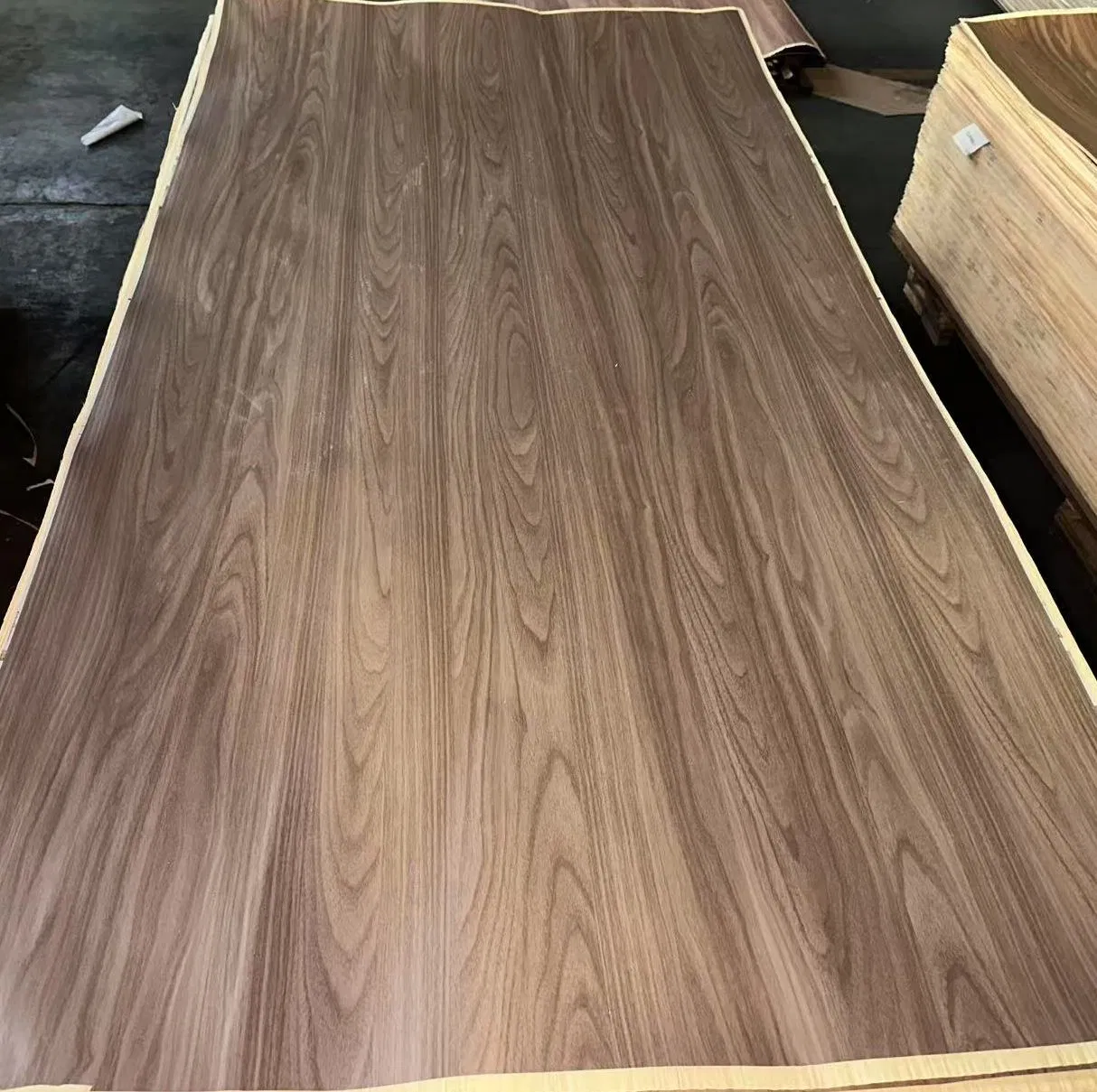 Lvp Melamine Laminated EV Veneer Paper Synchronized Veneer Paper